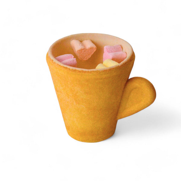 Ēdamās zefīru krūzītes. Baltā šokolāde