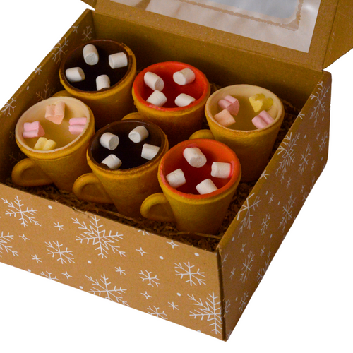 Ēdamās zefīra krūzītes 6 gab.