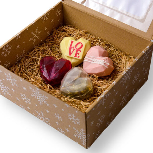 Šokolādes un tējas sirsniņu komplekts